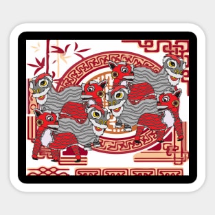 Chinese New Year Celebration China Sticker